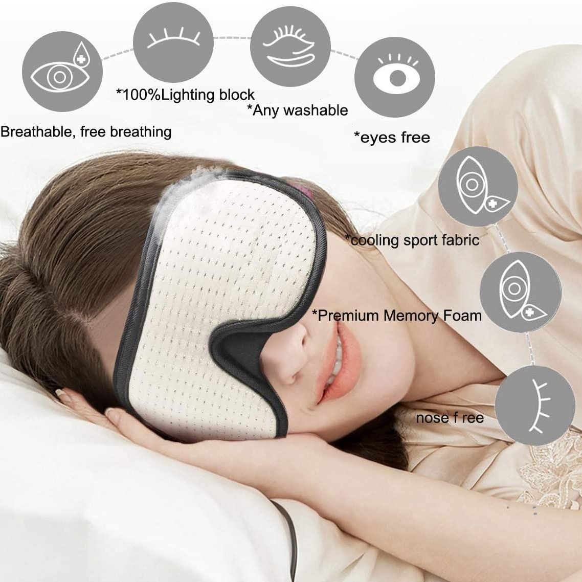Antifaz 3D blackout Dozze