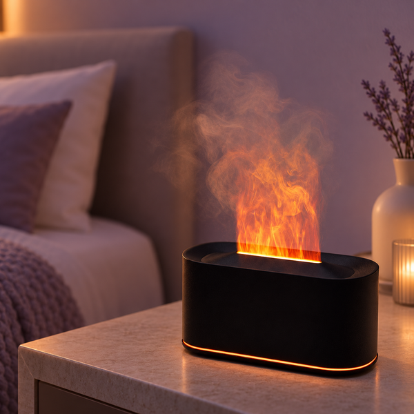 Humidificador con efecto llama Dozze